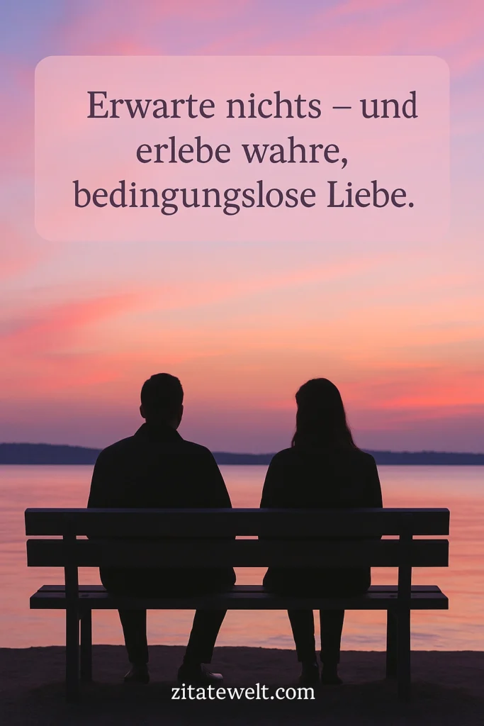 Zitate Erwarte nichts Spruch