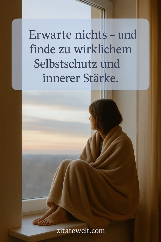 Zitate Erwarte nichts Spruch