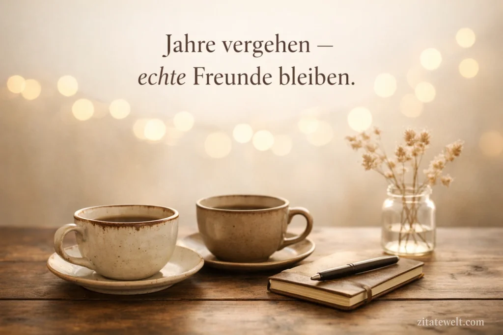 Langjährige Freundschaft Zitate