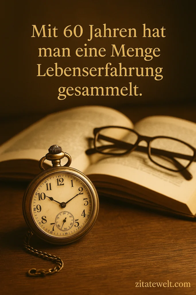 Zitate zum 60 Geburtstag